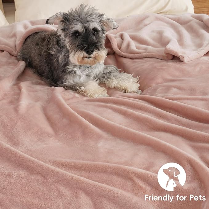 PHF Ultra Soft Fleece Blanket King Size, No Shed No Pilling Luxury Plush Cozy - Image 5