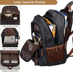 Mactso Canvas Travel Laptop Backpack - Image 3