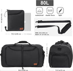 80L Duffle Bag for Travel, Large Foldable Waterproof Travel Duffel Bags - Image 2
