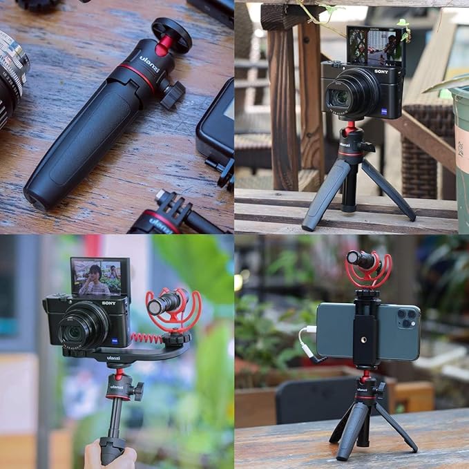 ULANZI MT-08 Extension Pole Tripod, Mini Selfie Stick Tripod Stand Handle Grip - Image 6
