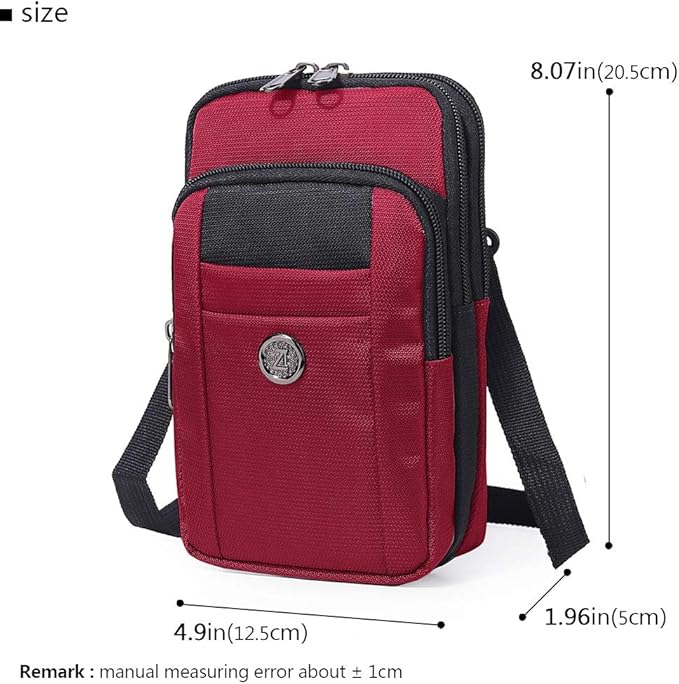 Senient Wolf Waterproof Nylon Multifunctional Phone Bag Small One Shoulder - Image 2