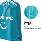 HOMEST 2 Pack XL Wash Me Travel Laundry Bag, Dirty Clothes Organizer, Large - Image 2