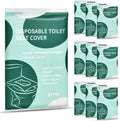 90 Pcs Disposable Flushable Paper Toilet Seat Covers Travel Supplies Essentials by KISEER