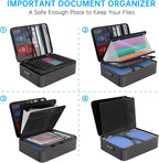 ENGPOW File Organizer Bag with 13 Pocket Accordion File Folder, Fireproof - Image 3
