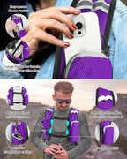 Small Hiking Backpack with Front Phone Holder, Packable Back Pack with Chest - Image 2
