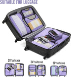Veken 8 Set Packing Cubes for Travel Essentials, Suitcase Organizer Bags in 4 - Image 6