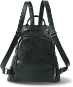 Women Backpack Purse PU Leather Anti-theft Casual Shoulder Bag Fashion Ladies - Image 3