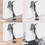 4 Packs Heavy Duty Kickdown Door Stopper, One Touch Adjustable Kickdown Door - Image 4