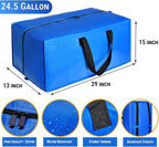 5 Pack Heavy Duty Extra Large Moving Bags Storage Tote - Image 2