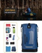 IDRYBAG Waterproof Backpack for Men 20L/30L/40L, Floating Dry Bag Kayak - Image 6