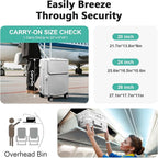 Hard Shell Luggage 24 Inch Travel Luggage, Carry-On Luggage Spinner TSA - Image 6