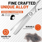 High-end Professional Hair Thinning Scissors Hair Cutting Teeth Shears Barber Hairdressing Texturizing Scissors Extremely Very Sharp 6.5 Inch Stainless Steel Alloy For Men Women Salon & Home