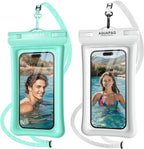 NEPHI IP68 Waterproof Phone Pouch 2 Pack-Up to 8.0"，Adjustable Neck Lanyard by IPX68WaterproofPhonePouch