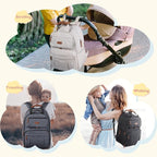 mommore Diaper Bag Backpack, Large Diaper Bag Expandable - Image 7