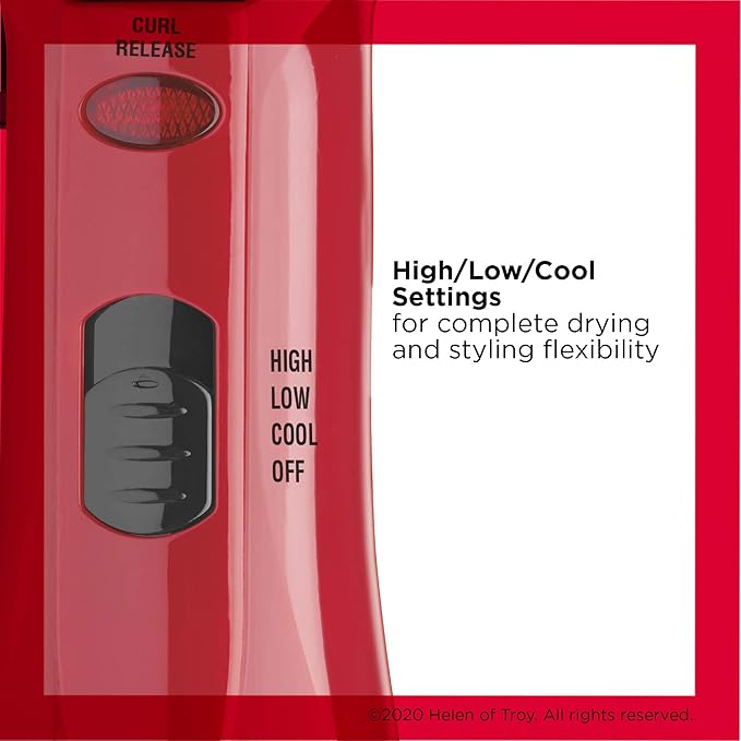 Revlon 1200W Perfect Style Hot Air Kit | Style, Curl, and Volumize, 3 Piece Set (Pack of 4)