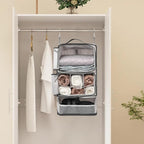 TABITORA Travel Portable Hanging Shelves Closet Organizer Packing Luggage - Image 6