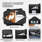 Travel Duffel Bag, Sports Tote Gym Bag, Shoulder Weekender Overnight Bag - Image 5