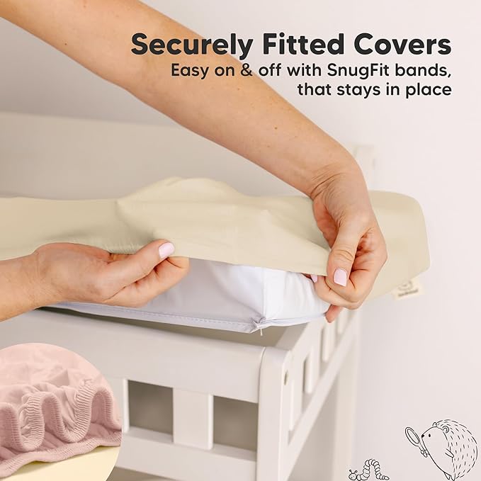 2-Pack Organic Changing Pad Covers - Image 5