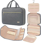 BAGAIL Hanging Toiletry Bag for Women Water-resistant Cosmetic Bag Large by BAGAIL