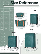 Luggage Sets 5 Piece, Suitcases - Image 7