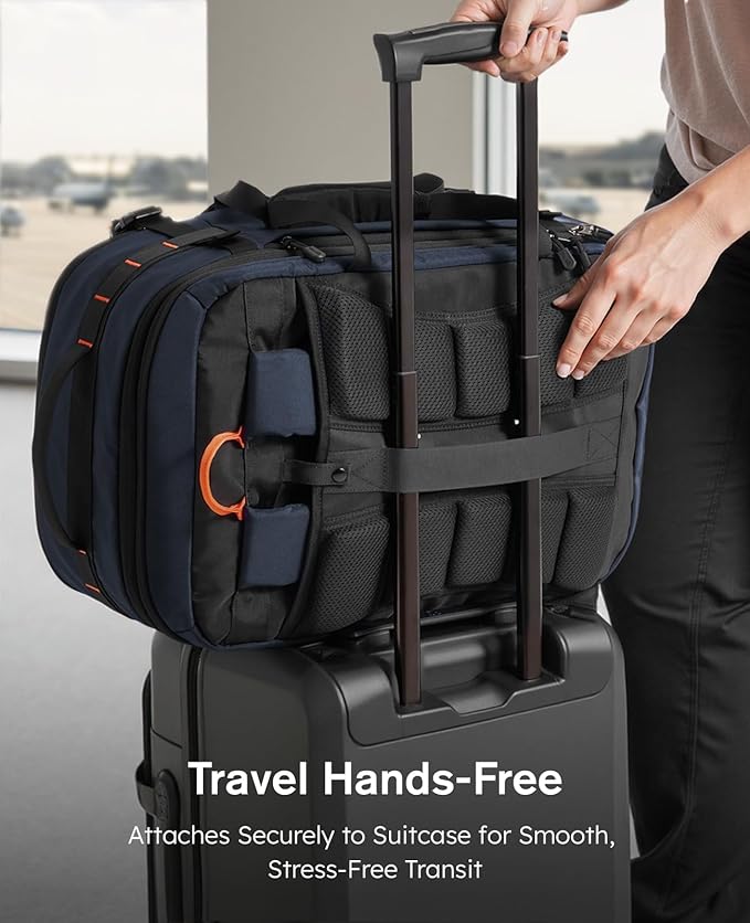 Tolaccea Travel Backpack with Garment Bag, Suit Carry On Backpack, TSA Flight - Image 8