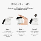 Pure Hyaluronic Acid Powder – 100% Natural, Vegan, U.S.-Made, Makes 50+ oz DIY Anti-Aging Serum – Plumps & Moisturizes for Youthful Skin – ~1,000 kDa
