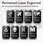 Personalized Luggage Tags: Custom Metal Luggage Tags - Image 3