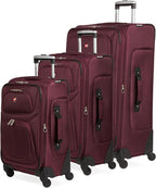 SwissGear Sion Softside Expandable Luggage, 3-Piece Set by SwissGear