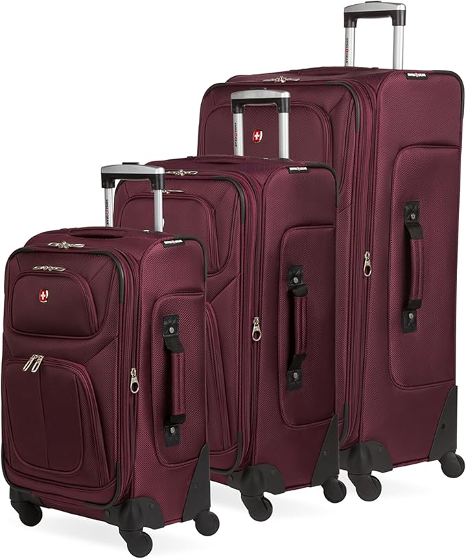 SwissGear Sion Softside Expandable Luggage, 3-Piece Set by SwissGear