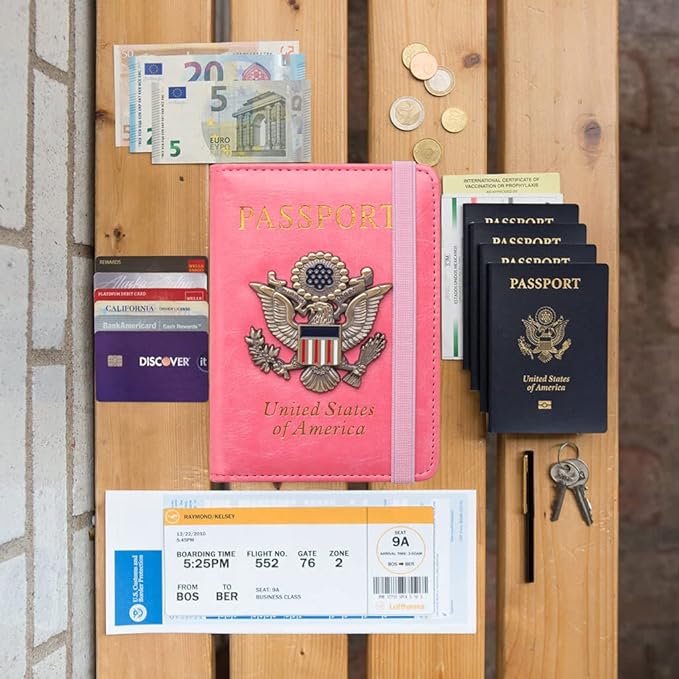 Passport Holder for Travel Passport Cover for Men Passport Wallet Case - Image 7