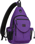 MOSISO Sling Backpack, Canvas Crossbody Hiking Daypack Bag by MOSISO