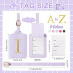 Personalized Initial Luggage Tags - Image 2