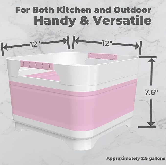 Wash Basin for Baby Bottles, Versatile Wash Tub for Kitchen, Outdoor Camping - Image 5