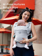 Grownsy Baby Carrier Newborn to Toddler, Ergonomic & Cozy Wraps - Image 5