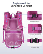 ECOHUB Hiking Backpack 30L Travel Backpack Lightweight Casual Daypack Water - Image 2