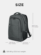 Lenovo B325 Laptop Backpack, Water-Resistant Travel Backpack - Image 8