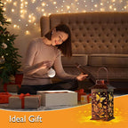 Homemory Butterfly Solar Lanterns Waterproof, Metal Hanging Hollowed-Out Metal - Image 7