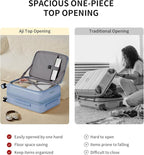 aji Expandable Top Open Carry On Luggage 22x14x9 Airline Approved, 20 Inch Hard - Image 4