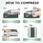 10 Set Compression Packing Cubes - Image 3