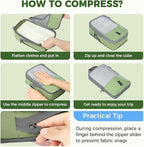 BAGAIL 6 Set/4 Set Lightweight Compression Packing Cubes - Image 5