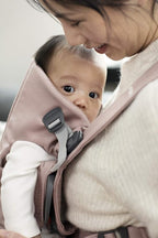 BabyBjörn Baby Carrier Mini, Dusty Pink Newborn Carrier, Easy-to-Use - Image 2