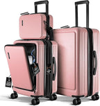 Luggage Sets 3 Piece, 22 Inch Carry on Luggage and 24 Inch Suitcases by TravelArim