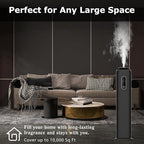 1000ML- Tower Hotel Scent Diffuser with WiFi App Control for Whole House - Commercial Diffuser Machine Cover 10000 Sq Ft - Scent Air Machine & Waterless Essential Oil Diffuser for Large Room - Black