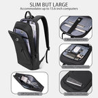 Business Backpack for Men Lightweight Commute Laptop Backpack Anti-Theft Water - Image 3