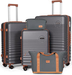 Luggage Sets 5 Piece, Suitcases by CONCEPTEN