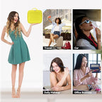 Travel Makeup Bag with LED Mirror and 10x magnifying glass with 3 Lighted - Image 7