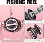 Sougayilang Telescopic Fishing Rod and Reel Combo, Collapsible Travel Fishing - Image 6