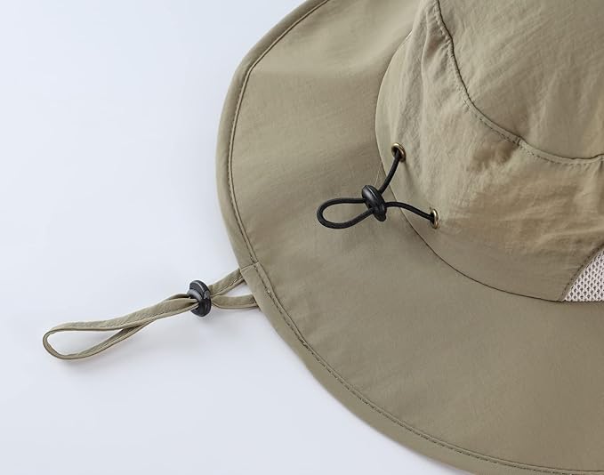 Home Prefer UPF50+ Mens Sun Hat Wide Brim Fishing Hat - Image 5