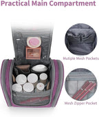 Narwey Small Hanging Toiletry Bag Women Travel Makeup Bag Organizer Toiletries - Image 4