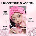 FROM ZERO EX-PDRN Bouncy Glow Duo｜Toner Mist and Capsule Cream｜Ginseng Exoxome, Broccoli PDRN, 3X Collagen, Crystal Ceramide｜Korean Glass Skin｜Gift for Teen Girls
